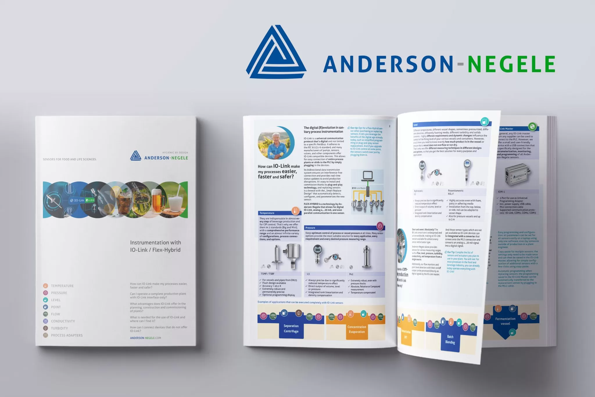 Instrumentation with IO-Link / Flex-Hybrid Brochure Image