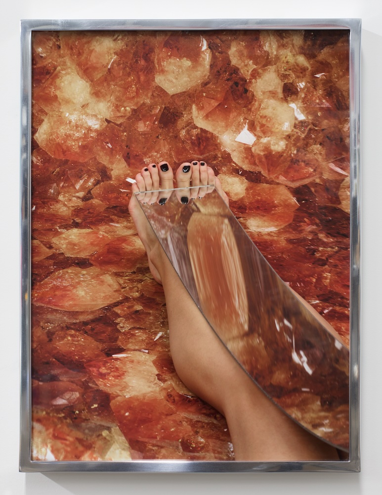 Untitled (double toes on citrine)