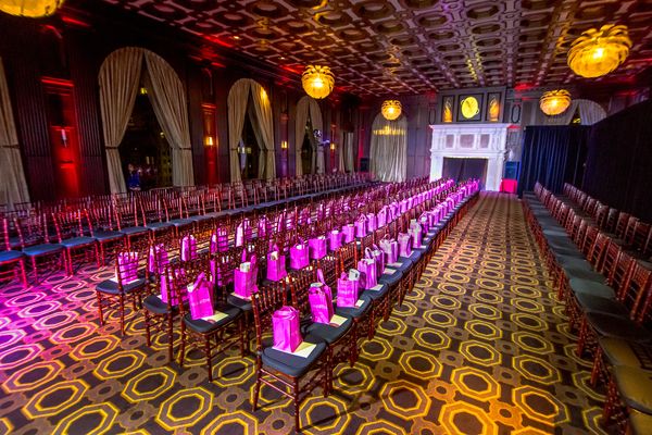 CLHS Fashion Show Setup