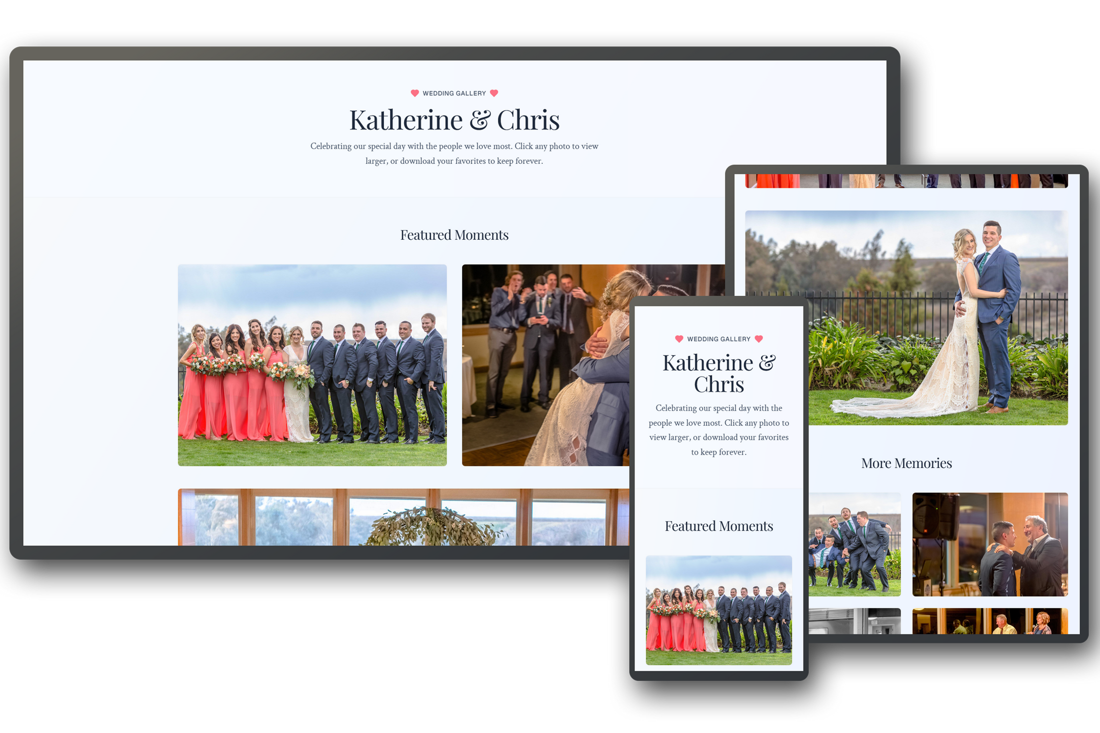 Wedding Gallery Website