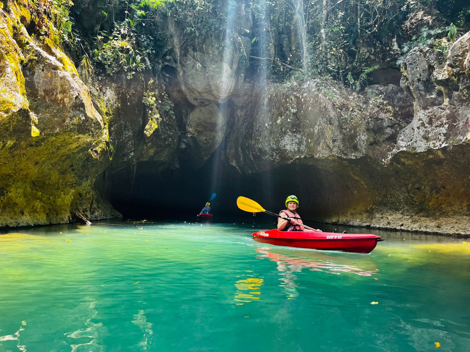 Cave Kayaking at Nohoch Che'en Caves Branch Archaeological Reserve