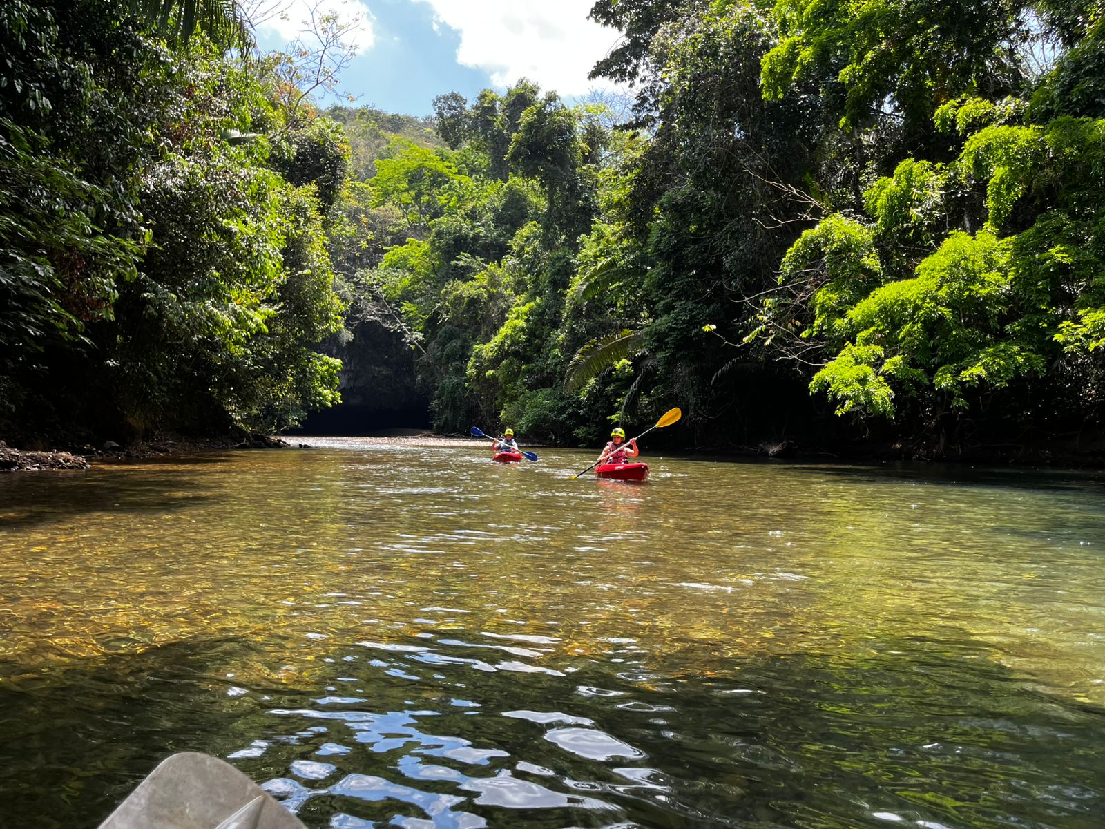 Cave Kayaking at Nohoch Che'en Caves Branch Archaeological Reserve