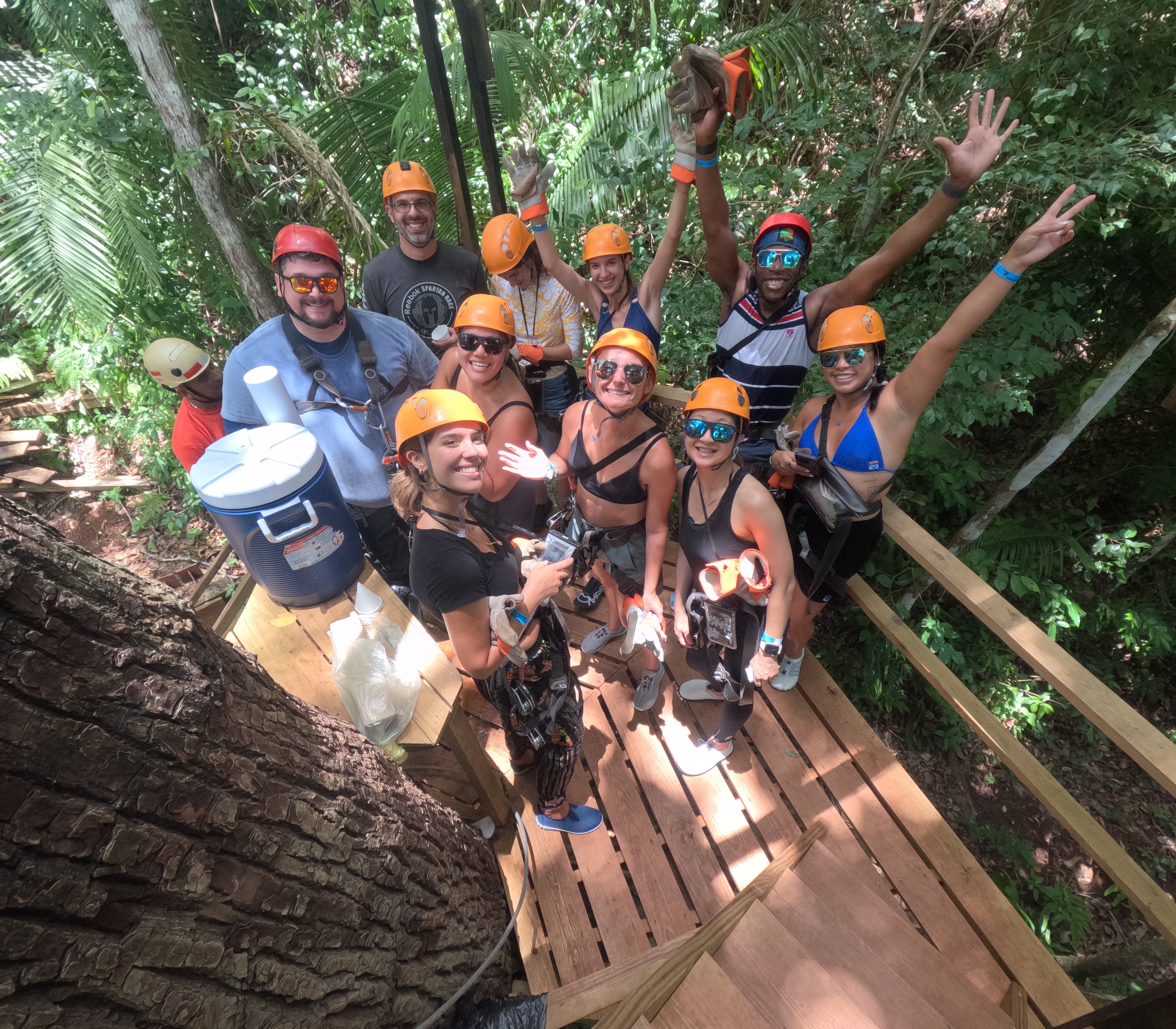 Jungle Zipline at jaguar Paw Belize