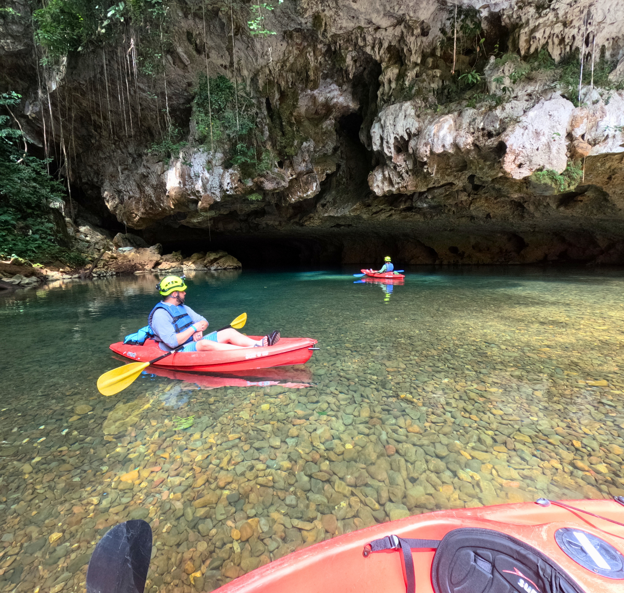 Cave Kayaking at Nohoch Che'en Caves Branch Archaeological Reserve