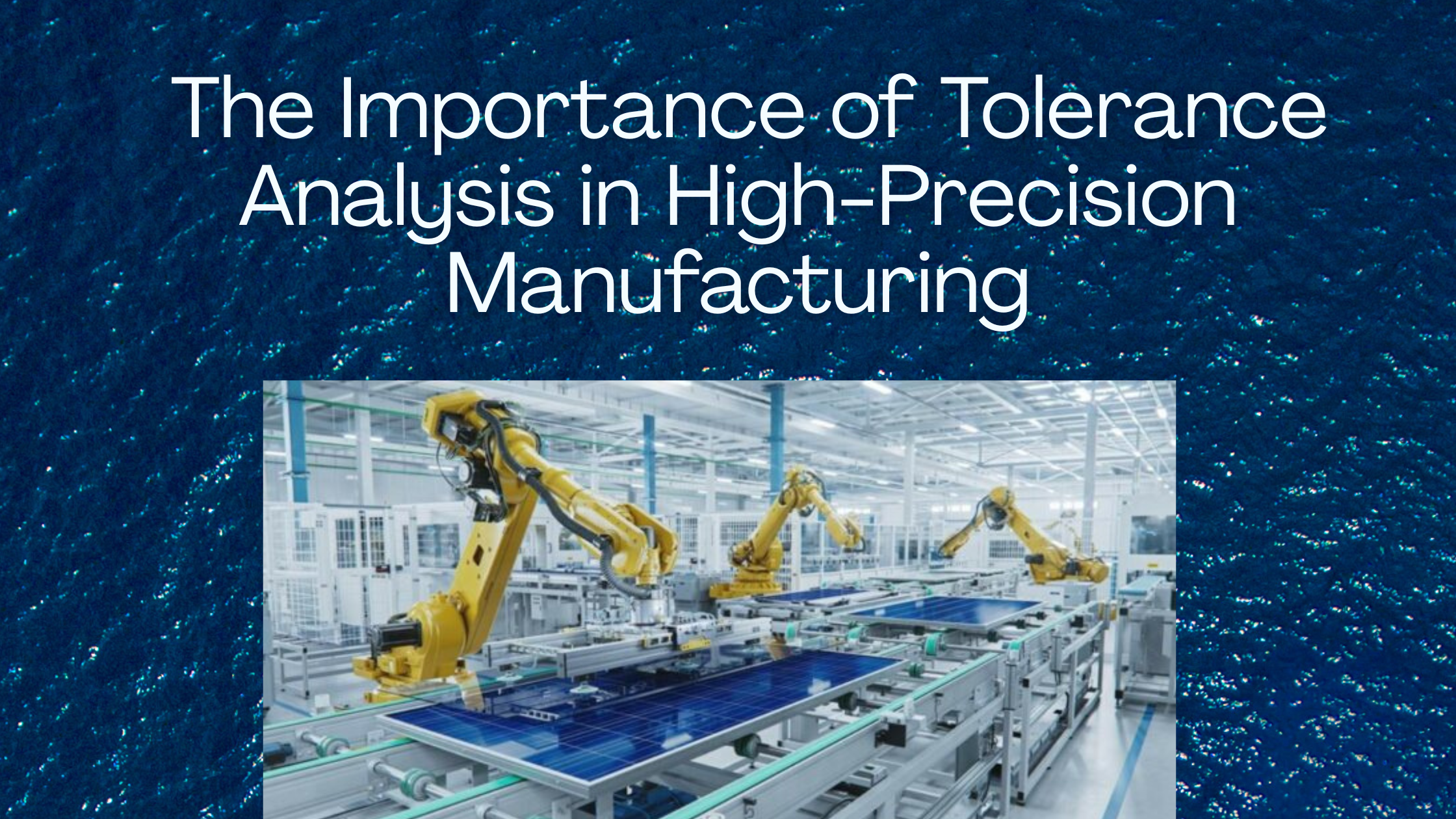 The Importance of Tolerance Analysis in High-Precision Manufacturing