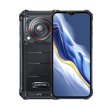 OUKITEL WP36 - Teléfono resistente de 10600 mAh, altavoz fuerte de 128 dB, 16 GB+128 GB, teléfonos Dual Sim de 6.52 pulgadas, Android 13, NFC/OTG, 4G