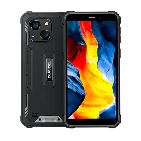  OUKITEL Teléfono robusto G2 desbloqueado, pantalla de 6 pulgadas, batería de 6300 mAh, 16 GB+64 GB/TF 1 TB Smartphone, cámara de 13 MP, Android 14 4G