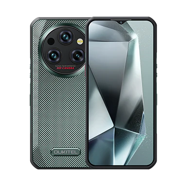  OUKITEL WP35 Rugged Phone 5G - 11000mAh Batería Grande Android 14 Teléfono resistente, 24GB RAM+256GB ROM/TF 2TB, 6.6 FHD+ Pantalla Corning, IP68, 64MP+32MP Cámara