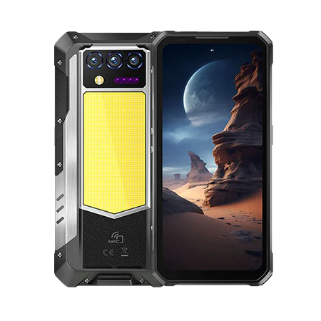 Oukitel WP100 Titan 5G Rugged Phone 6.8-inch 120Hz 33000mAh Big Mobile Projection Function (16GB+512GB NFC)