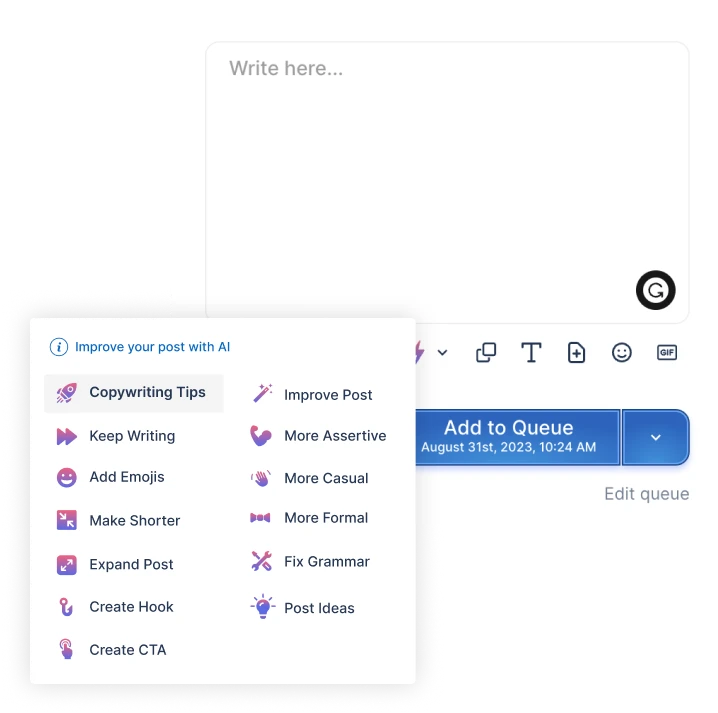 Taplio's AI Post Generator