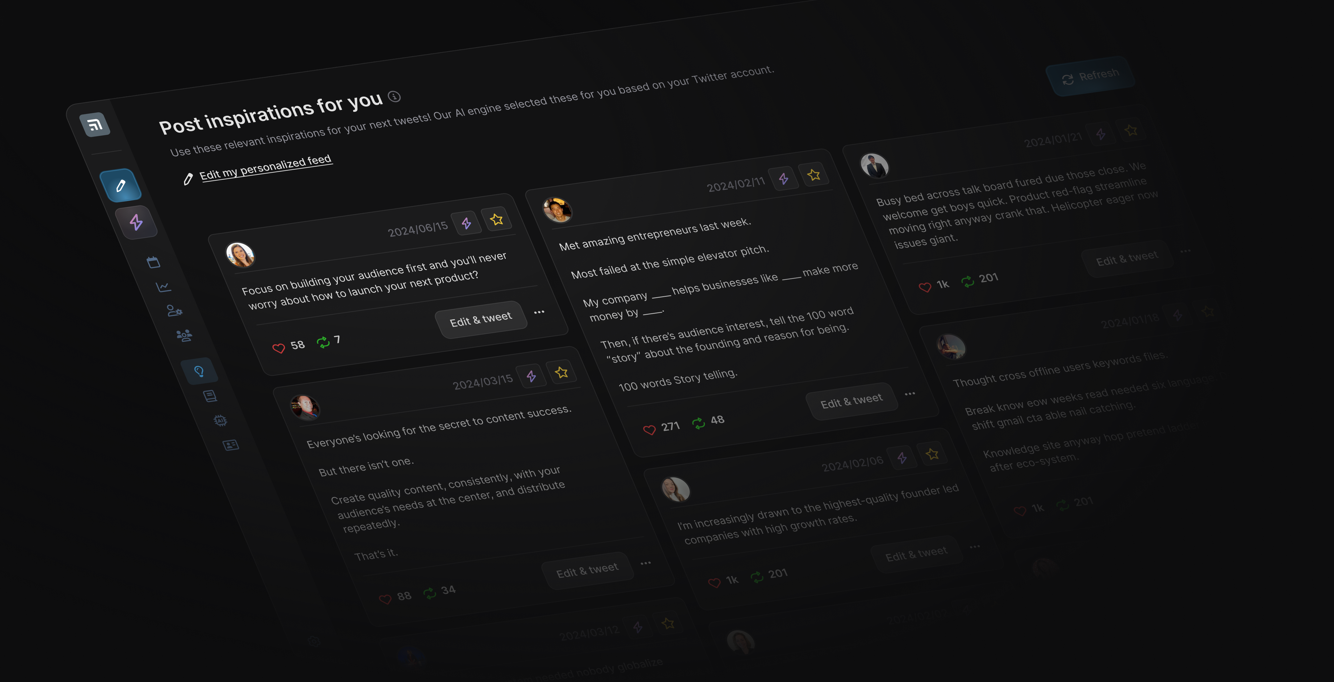 tweethunter tweets library