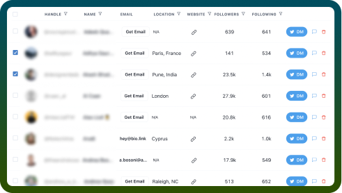 Tweethunter crm preview