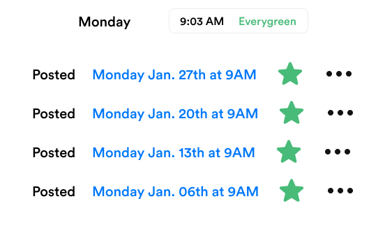 Hypefury Scheduling Preview
