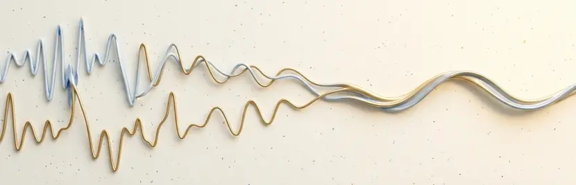 Multiple subtle pathways converging toward a single point of light, suggesting different routes to same destination, soft cream and gold tones, minimal abstract composition, sense of options and possibility symbolizing other approaches to couples therapy.