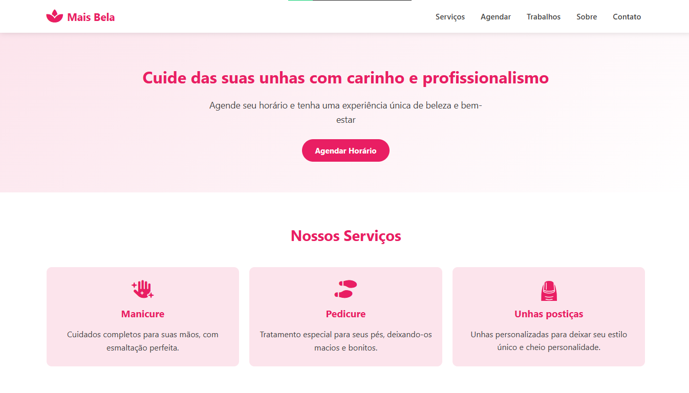 Imagem da sessão Seção de entrada