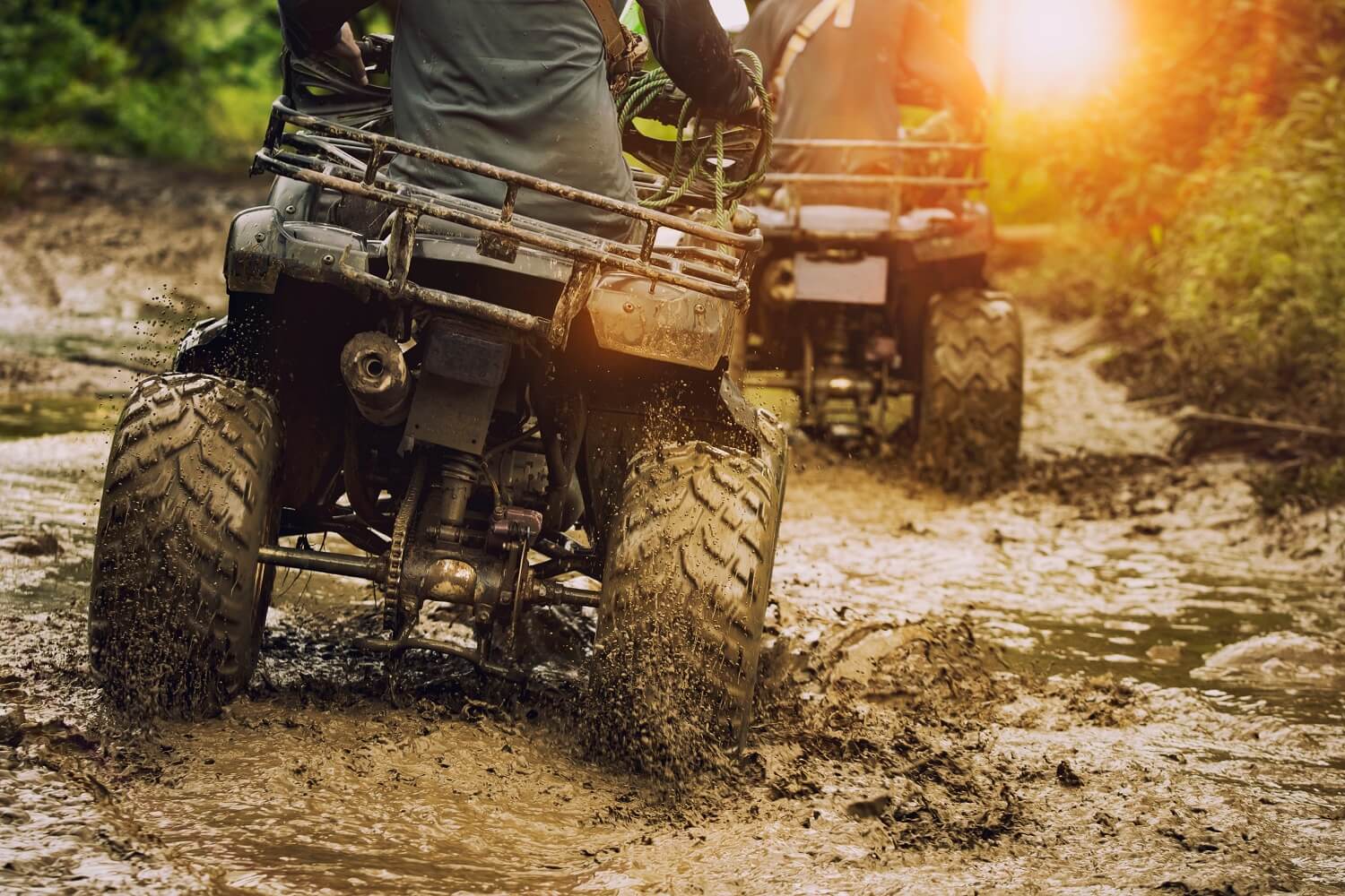 Jungle ATV at Nohoch Che'en Caves Branch Archaeological Reserve