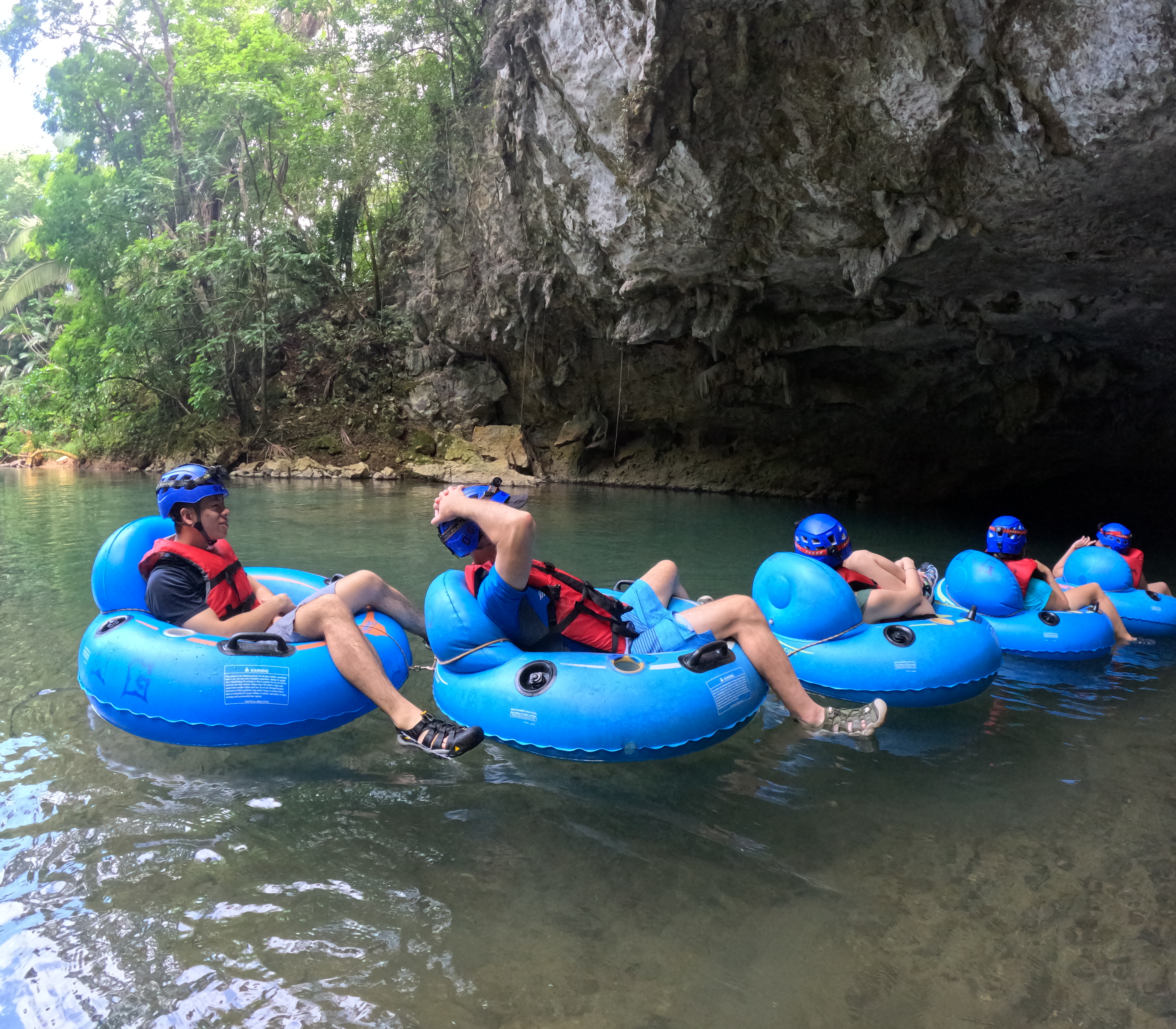 Cave Tubing in Belize