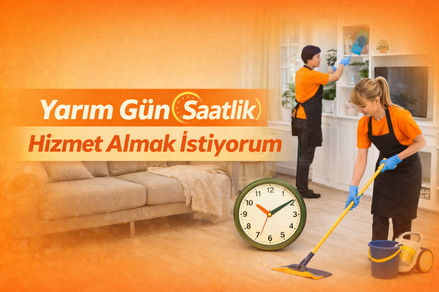 Yarım Gün (Saatlik) Hizmet Almak İstiyorum