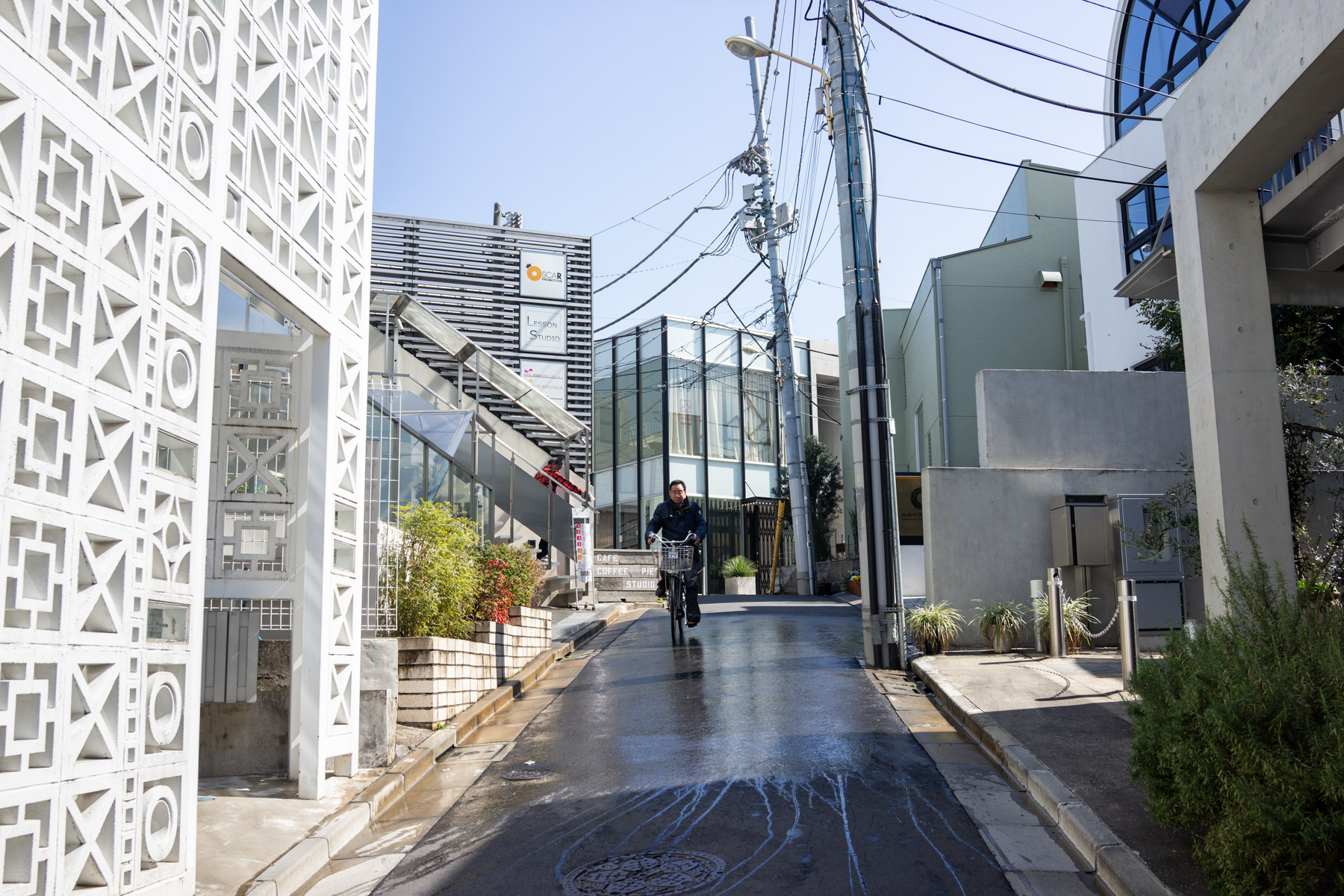 A random side street off of the main shopping area of Omotesando. I love how all the buildings have distinct designs.