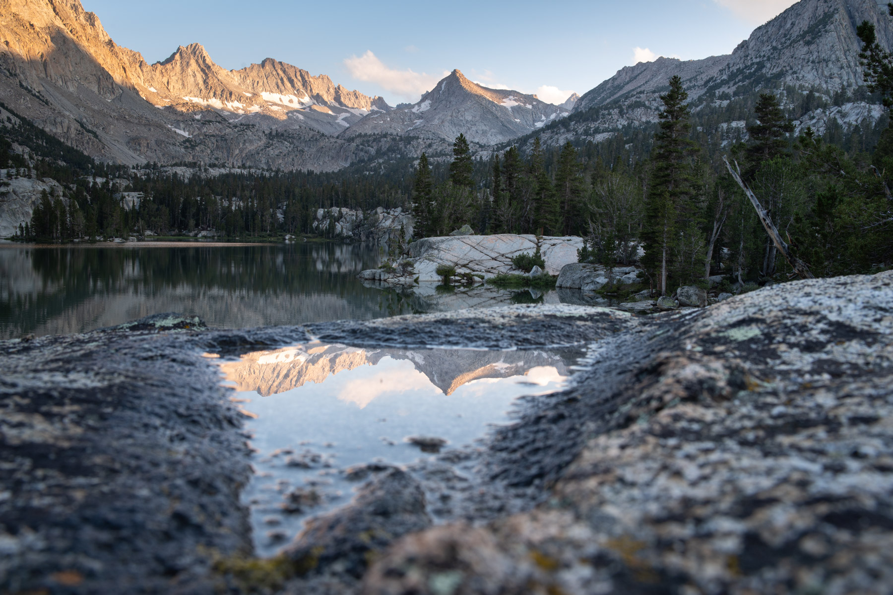 Playing around with reflections. Apparently, there was rain and snow just a couple of days before we went.