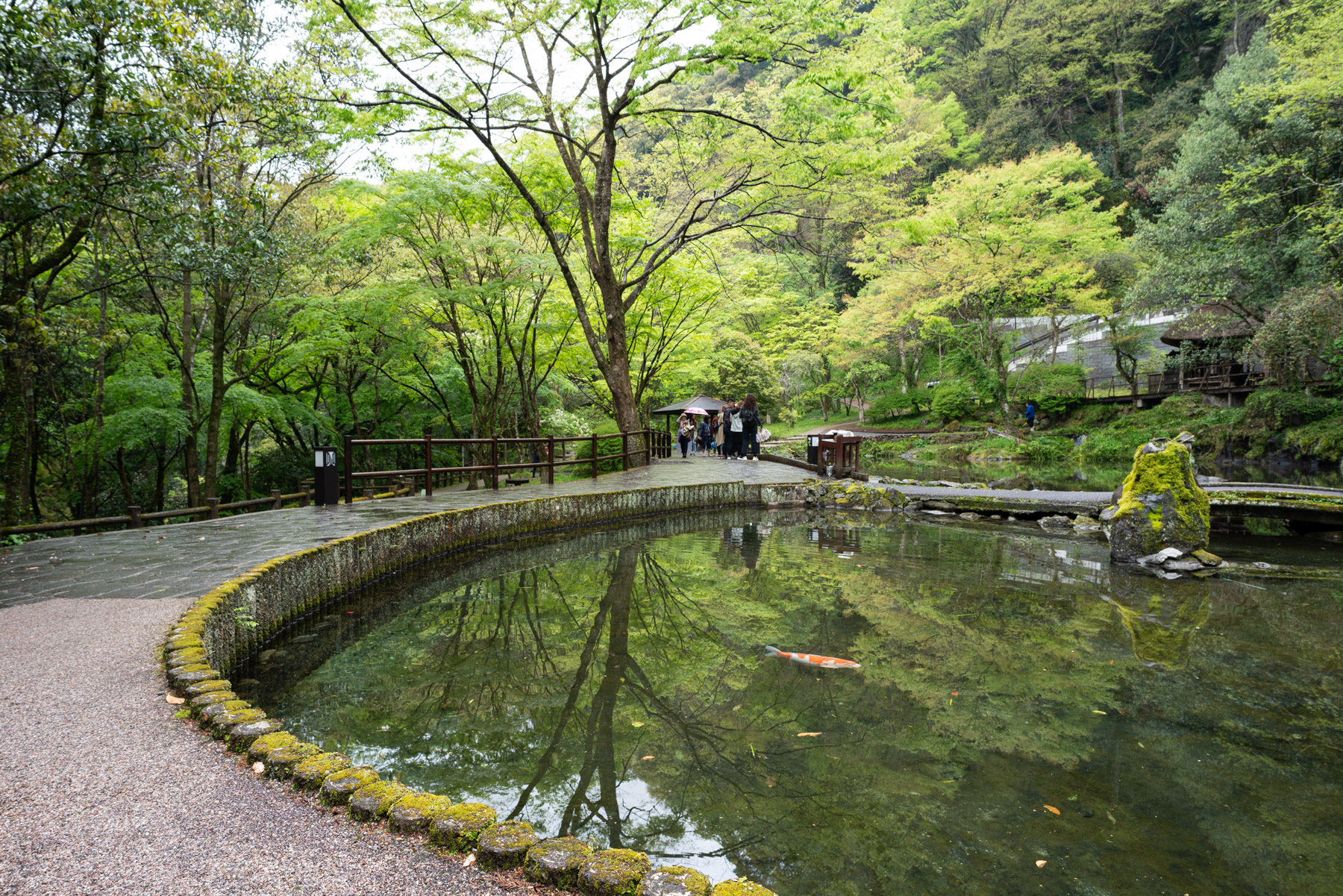 The start of the trail at Takachiho Gorge.