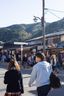 The main shopping street of Arashiyama is packed with souvenior shops and food vendors.