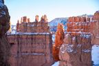 Bryce Canyon blanked with snow. Certainly the most photogenic season to visit.