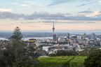Mount Eden overlooking Auckland.