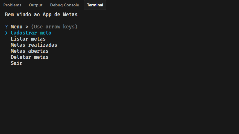 Imagem da sessão Menu
