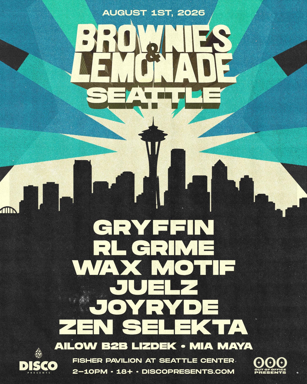 Brownies & Lemonade Seattle - Fisher Pavilion at Seattle Center