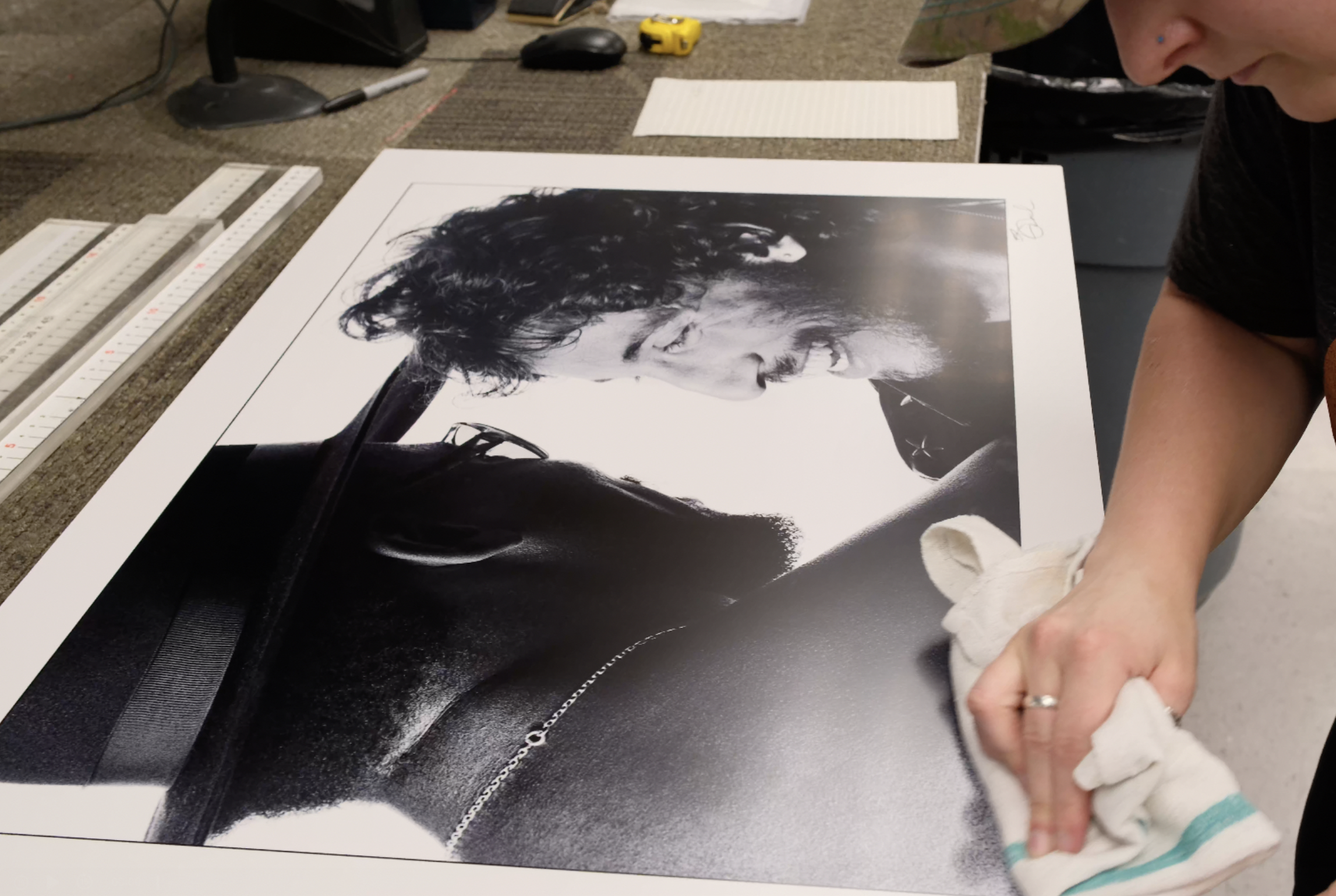 Eric Meola's MetalPrint in Production at Bay Photo Lab