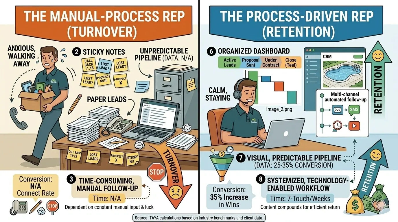 Process driven pool builder.