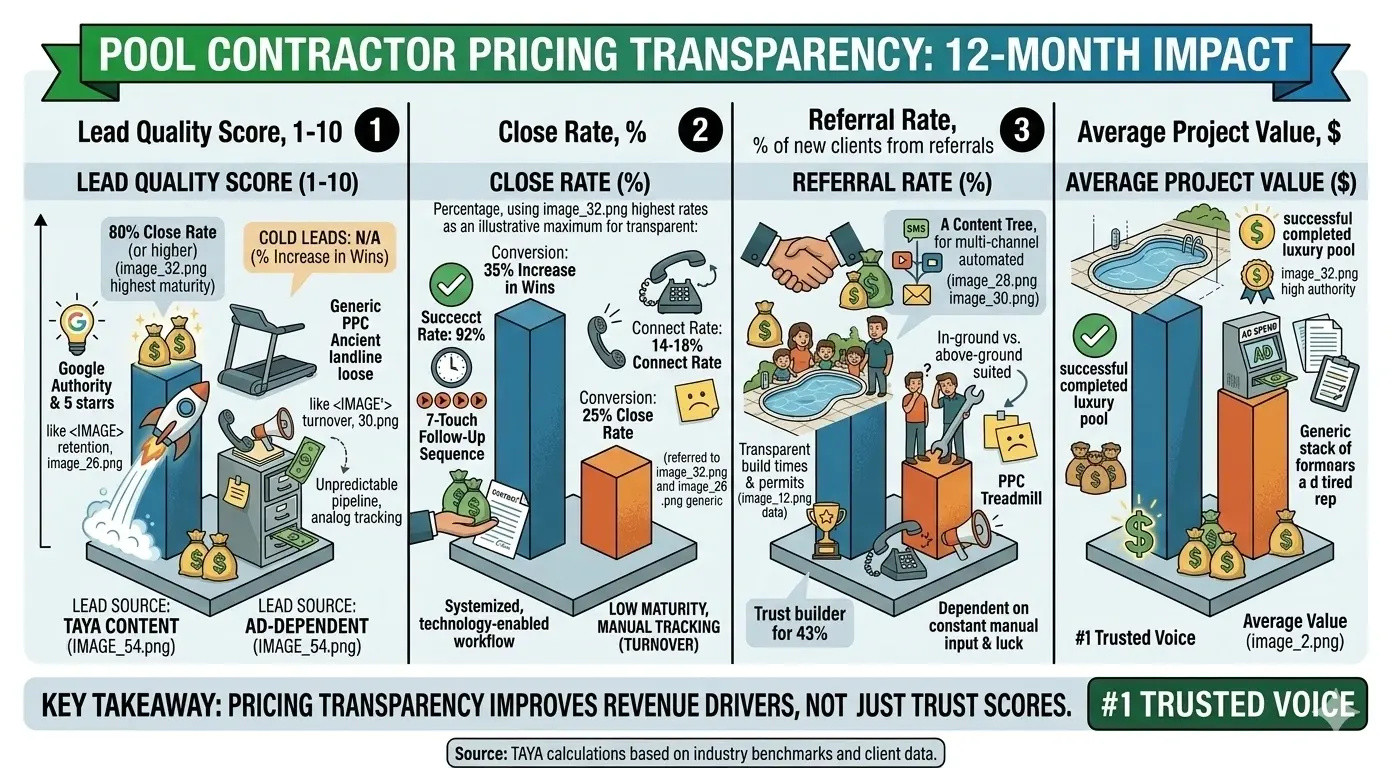 12 month impact on transparent pricing.