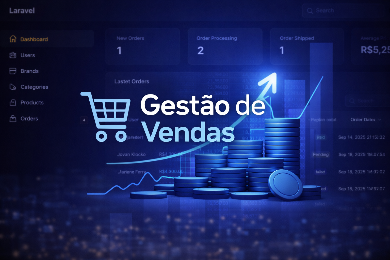 Thumbnail do Projeto Gestão de Vendas