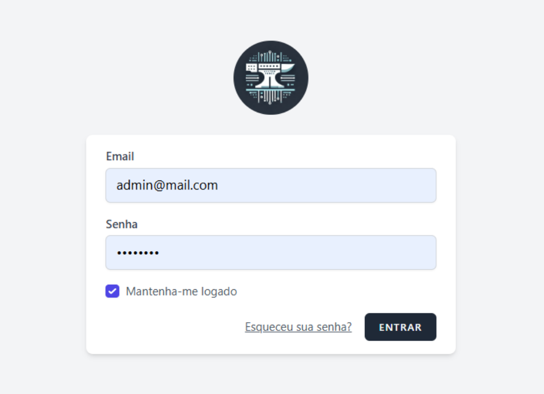 Imagem da sessão Login