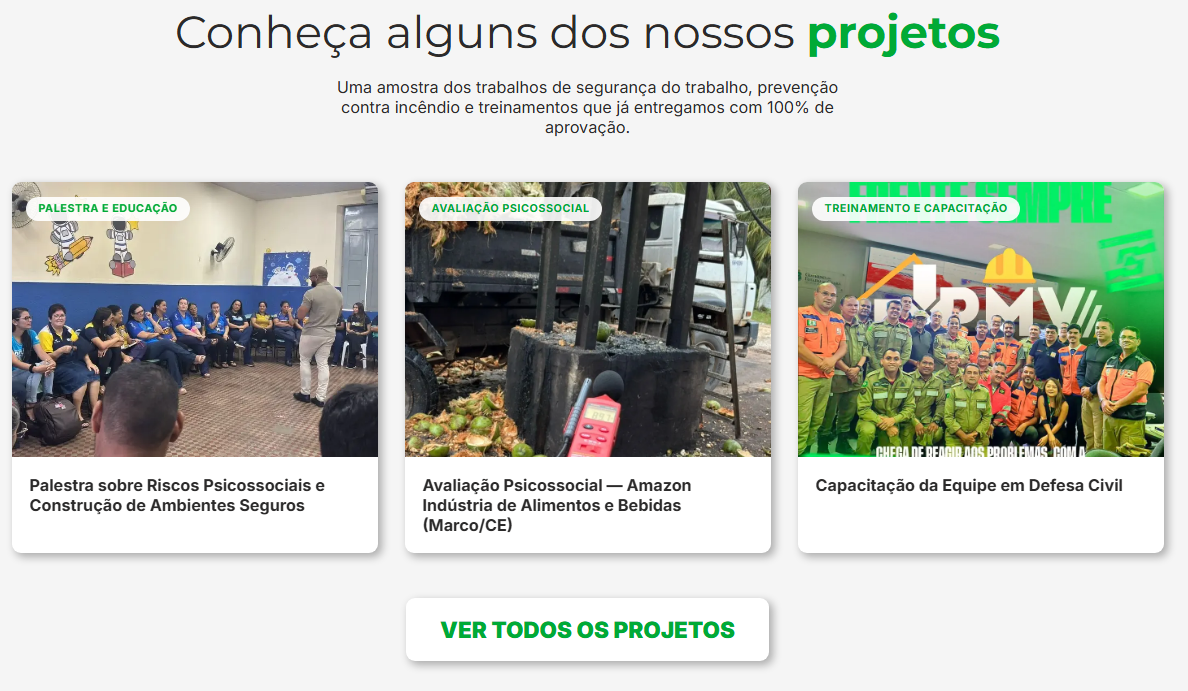 Imagem da sessão Projetos