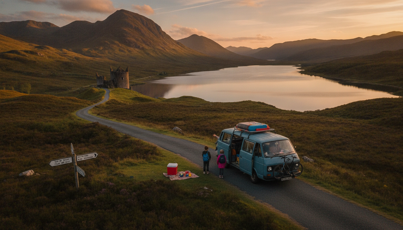Budget-Friendly Scotland Highlands Road Trip with Young Children: A Family Adventure