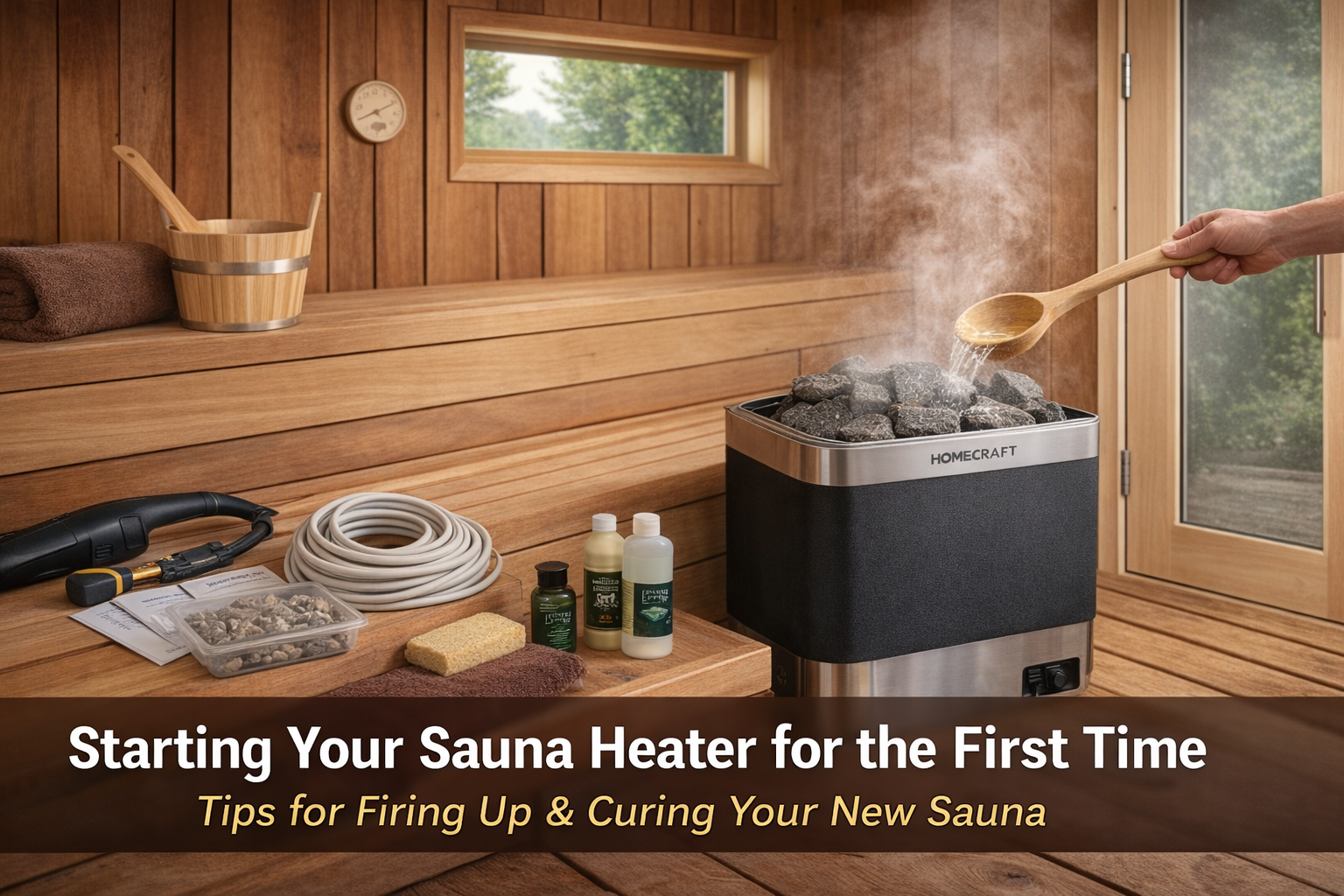 First Time Sauna Heatup