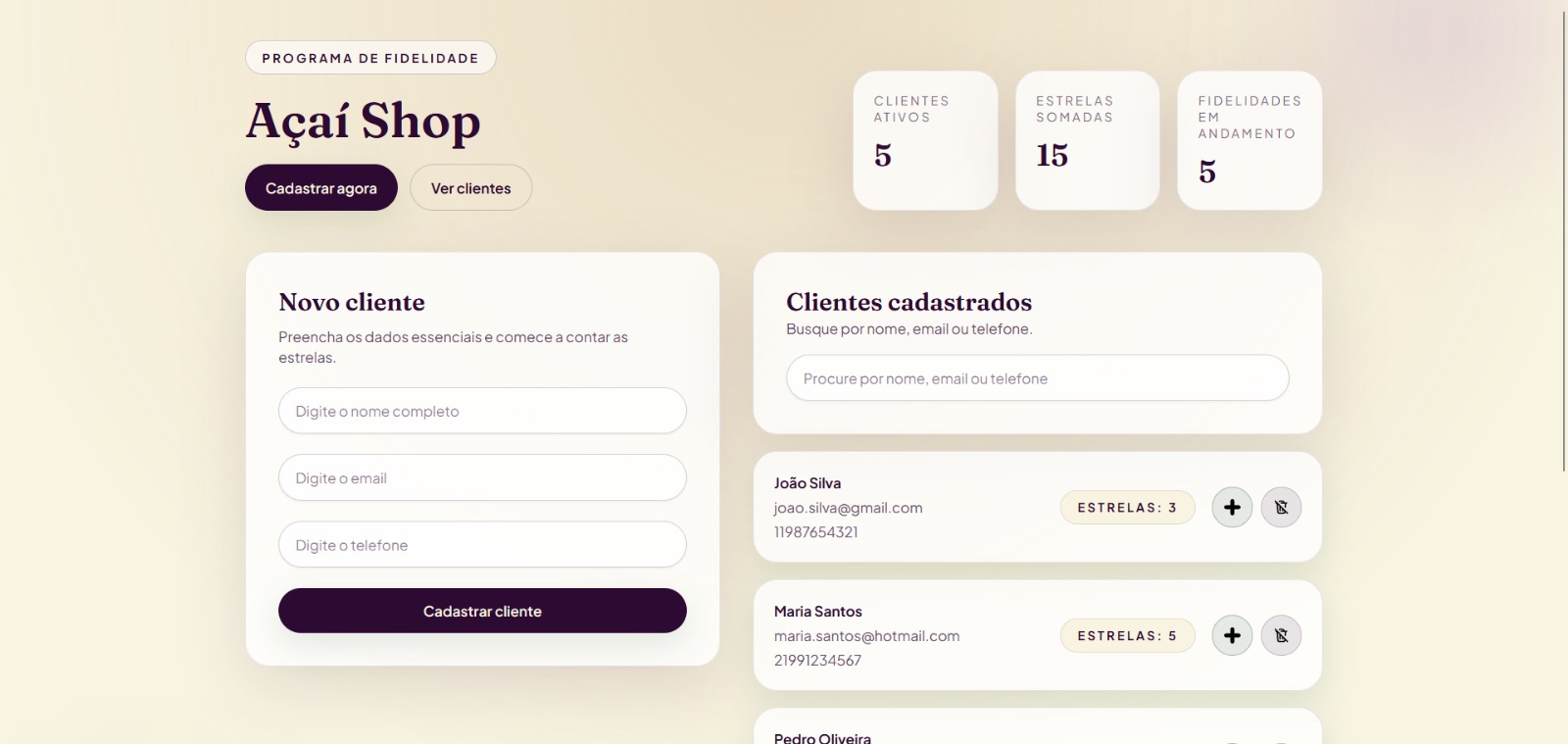 Thumbnail do projeto Açaí Shop - Fidalidade 