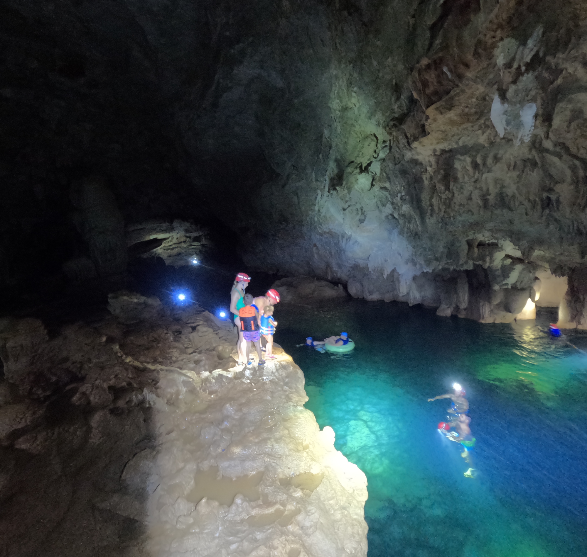 Cave tubing in Belize