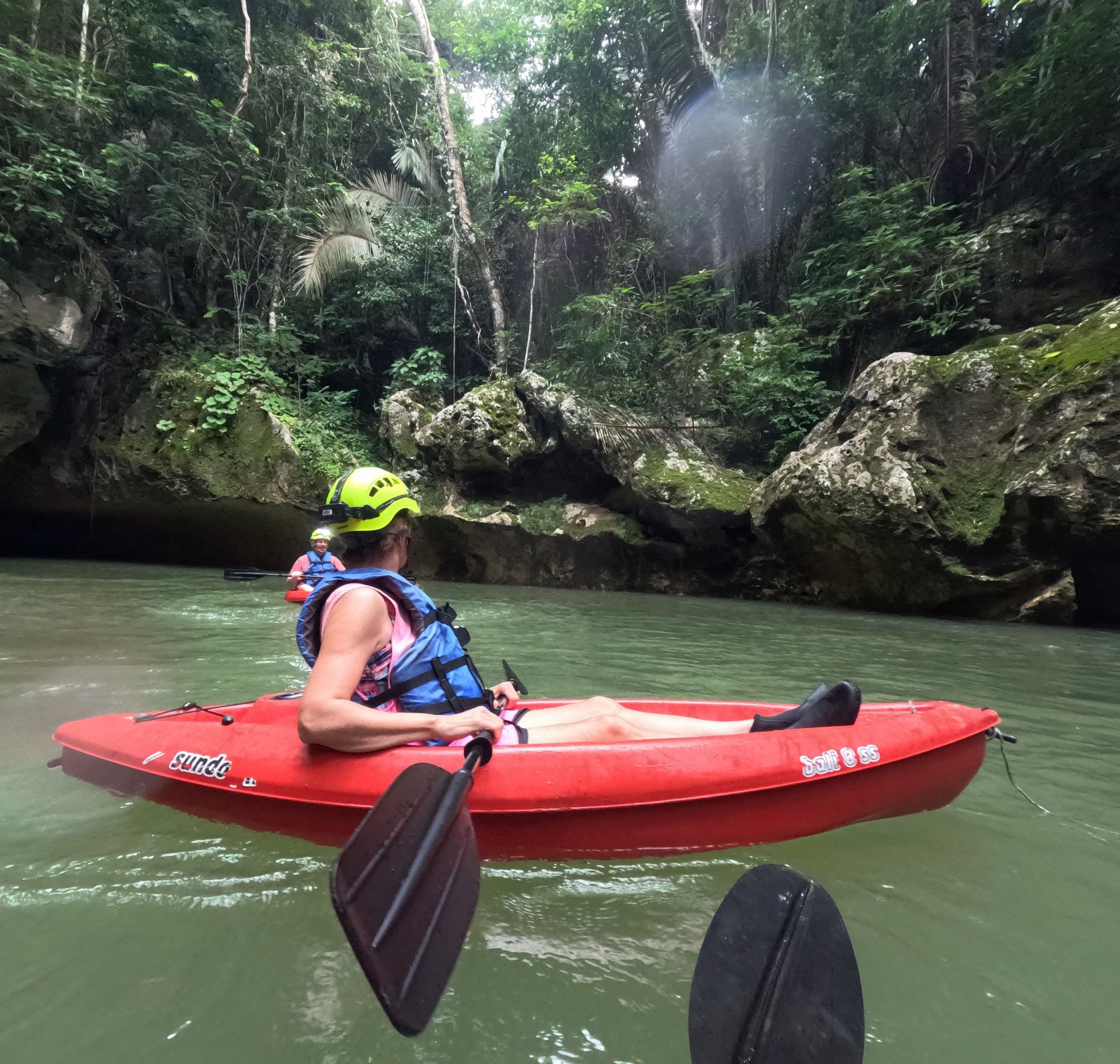 Cave Kayaking at Nohoch Che'en Caves Branch Archaeological Reserve
