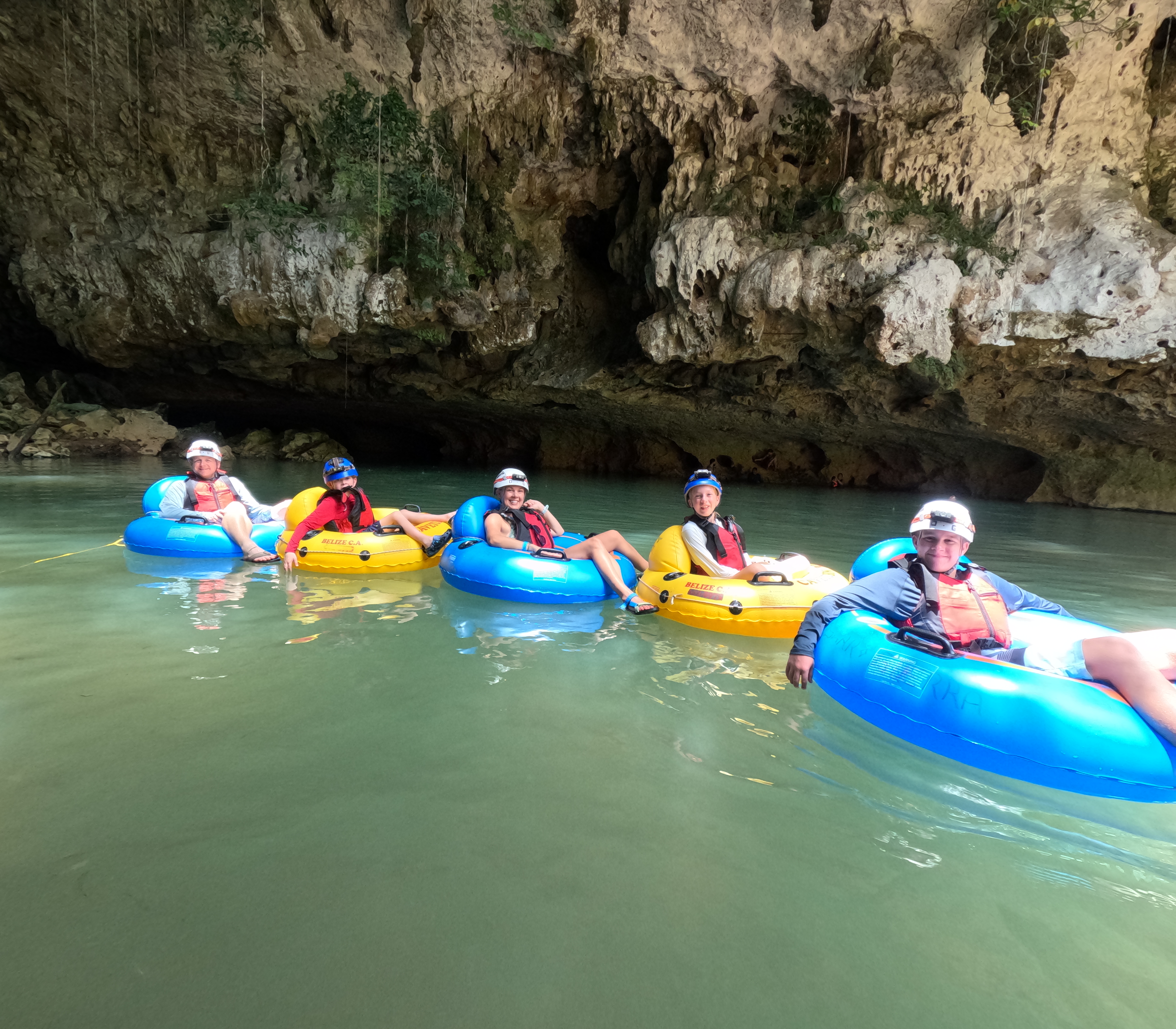 Cave Tubing in Belize