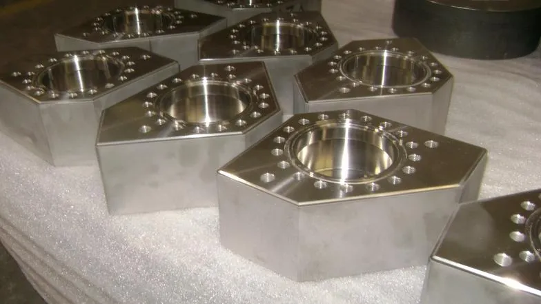 Keystone Cut Perimeter of 4" Thick Inconel