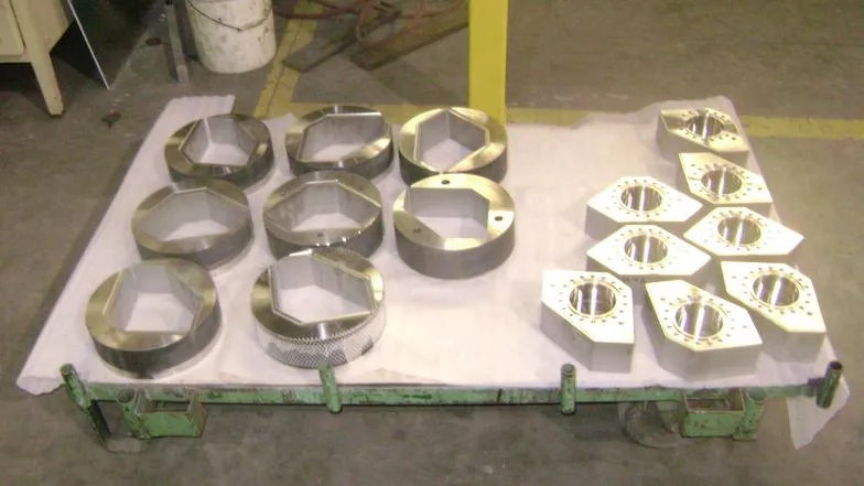 Waterjet Inconel Cutouts