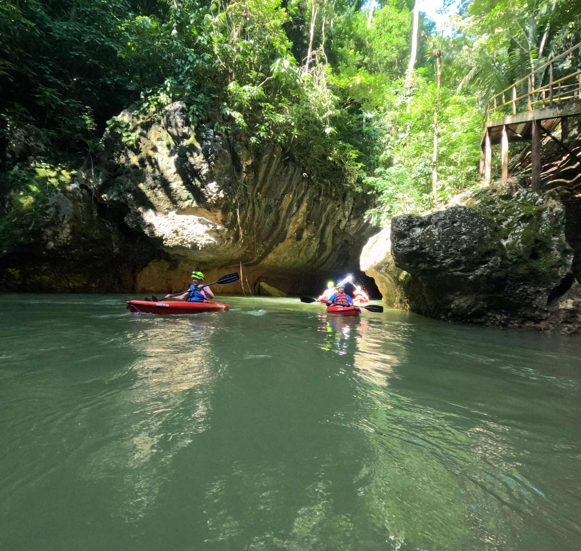 Cave Kayaking at Nohoch Che'en Caves Branch Archaeological Reserve