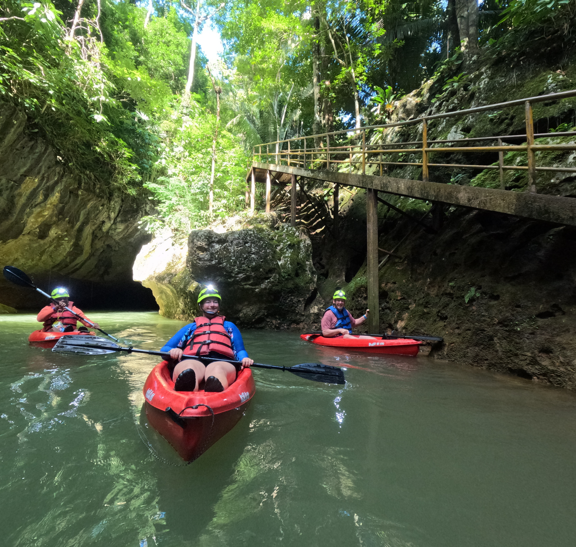 Cave Kayaking at Nohoch Che'en Caves Branch Archaeological Reserve