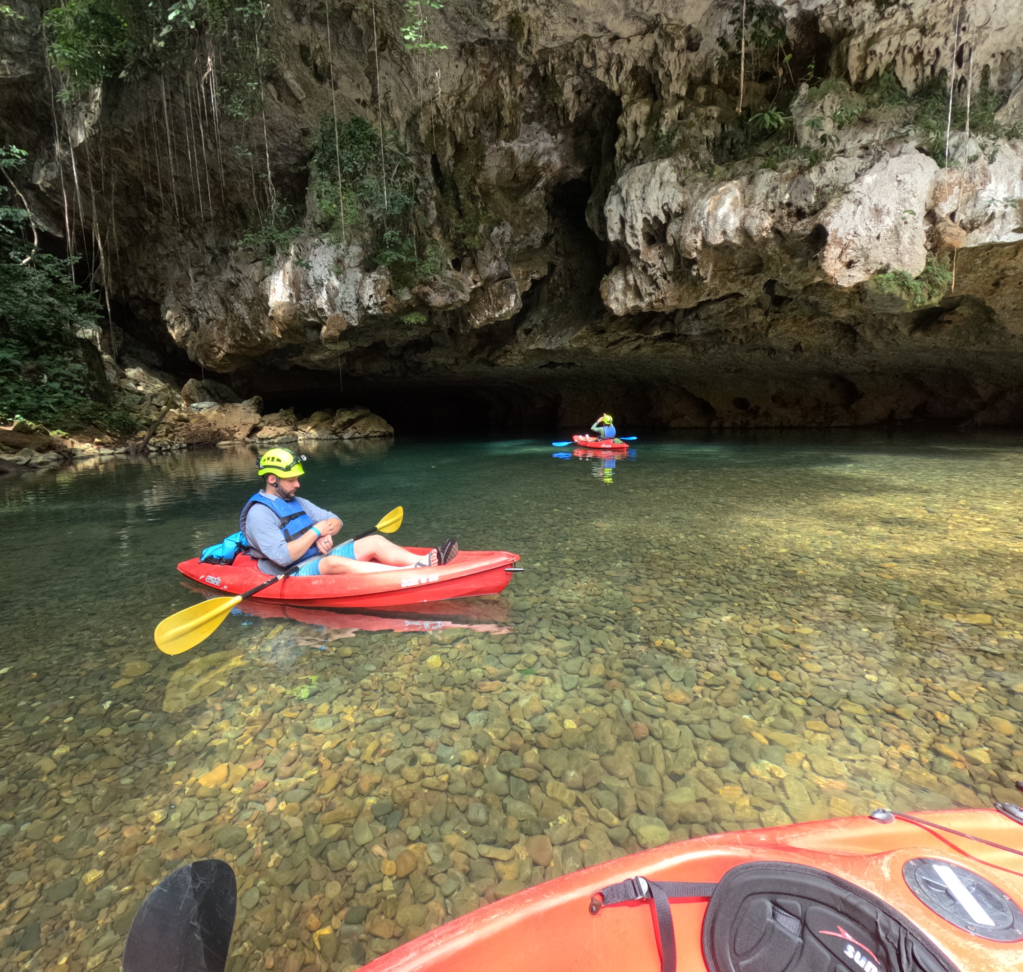 Cave Kayaking at Nohoch Che'en Caves Branch Archaeological Reserve