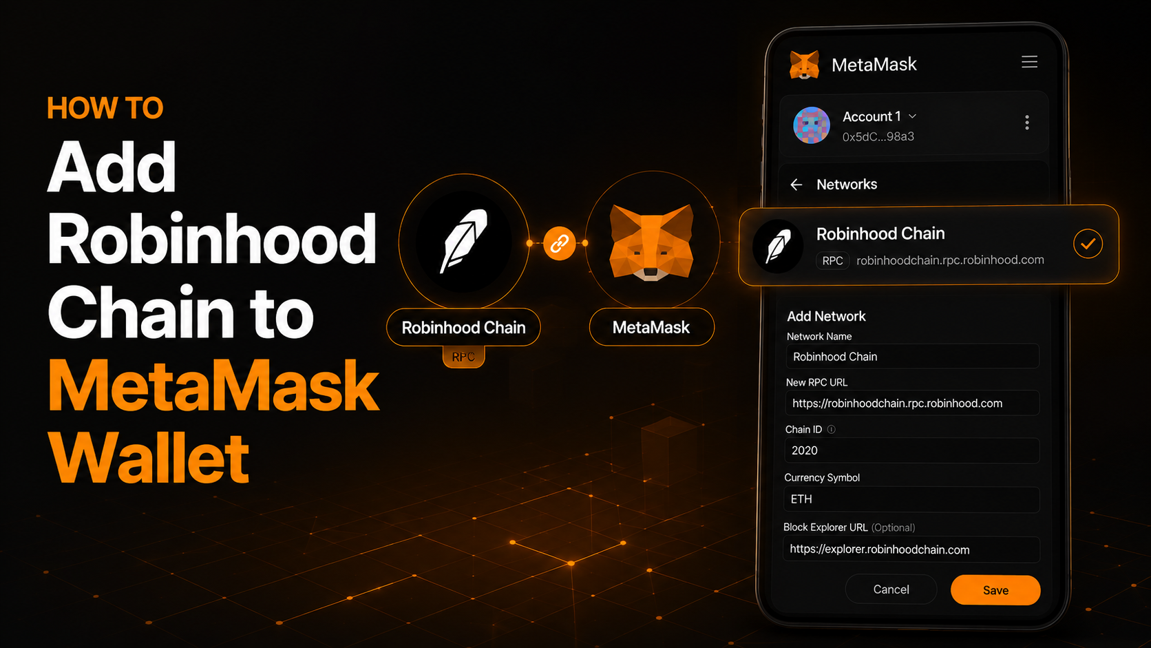 How to Add Robinhood Chain to MetaMask Wallet