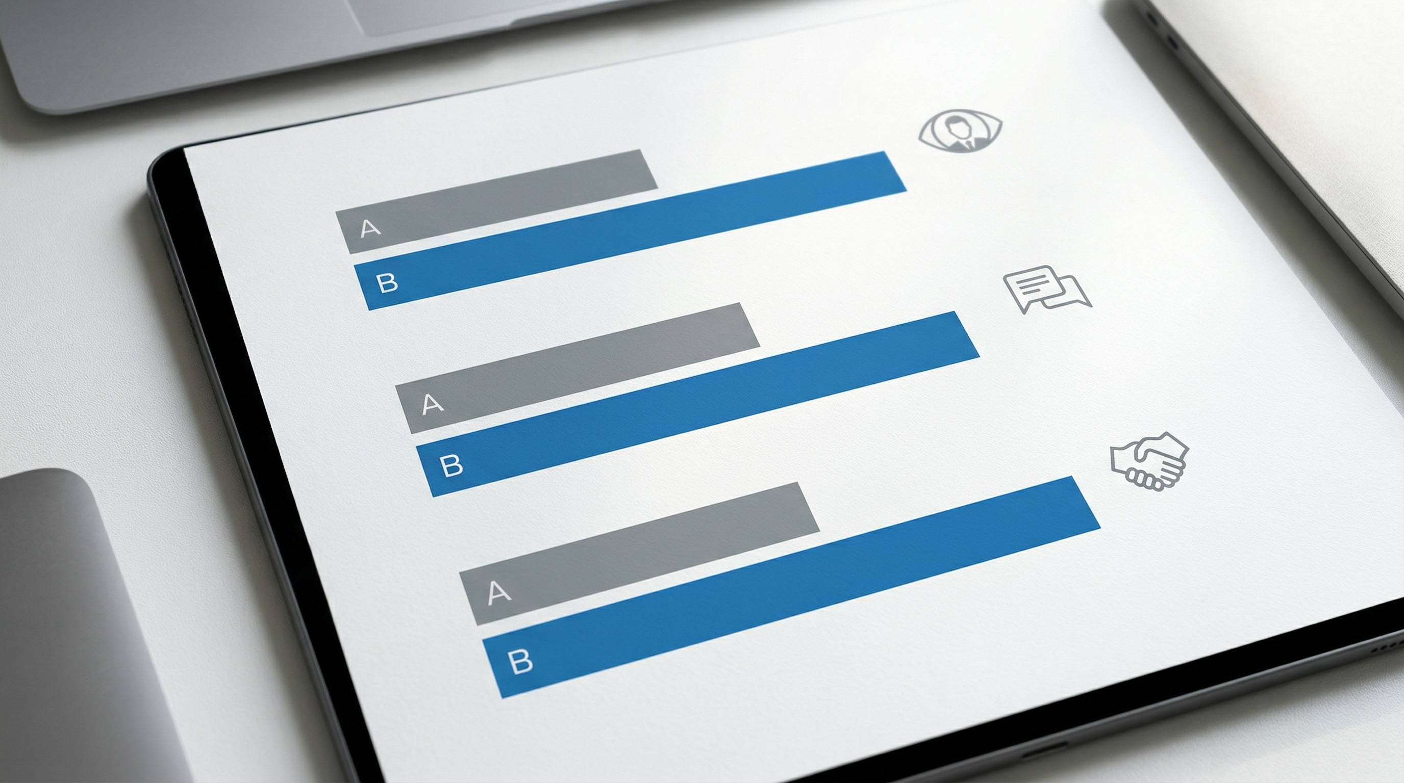 Data visualization comparing LinkedIn engagement metrics between profiles with professional headshots versus casual or no photos, showing dramatically higher performance for professional headshots across profile views, messages, and connection acceptance rates