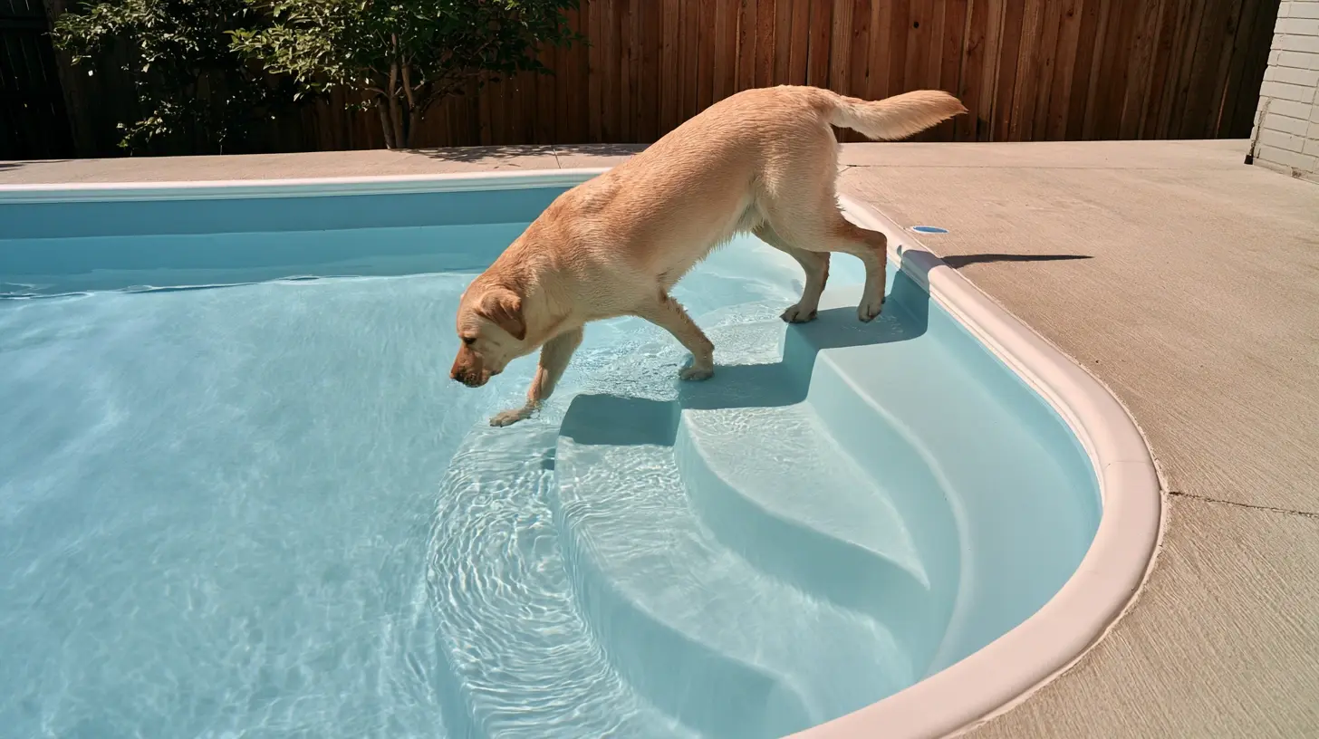 Fiberglass pools for dogs: Are they safe?